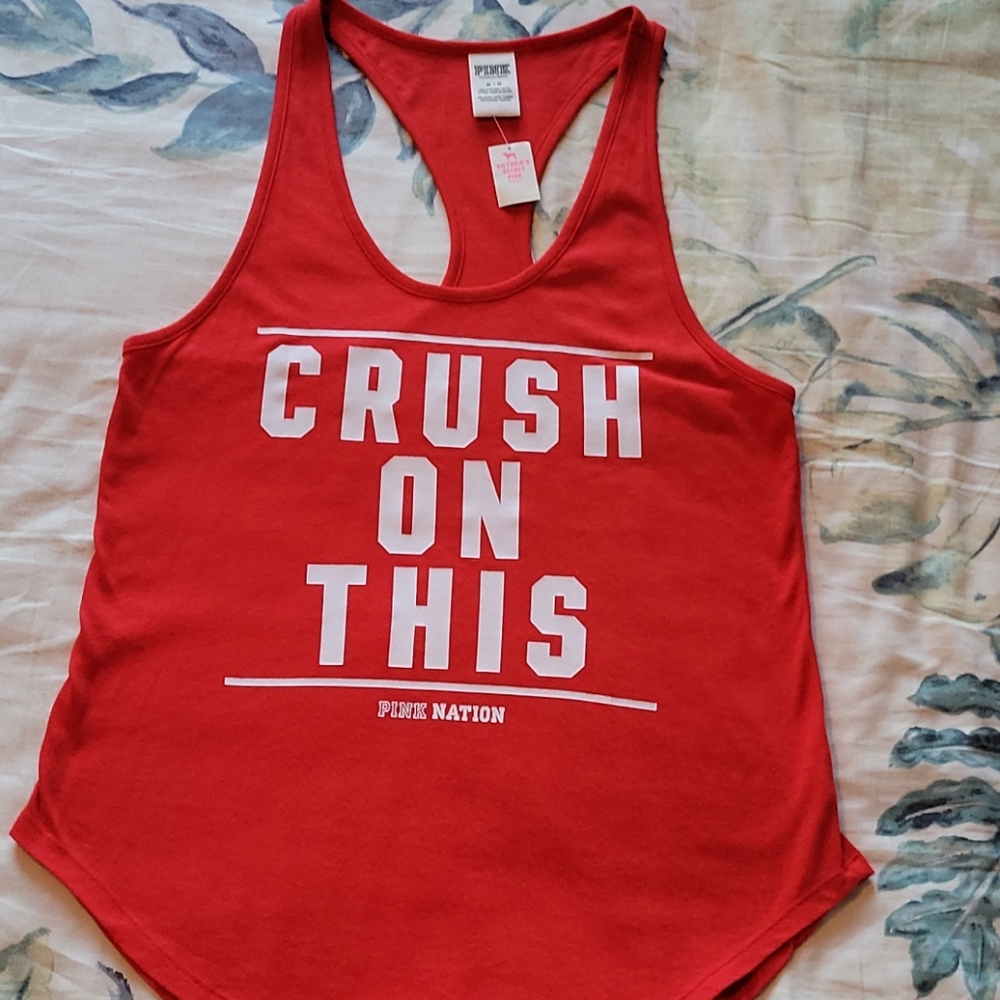 PINK tank top NWT